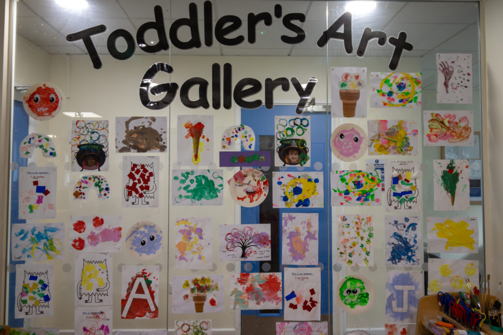 Toddlers Art Gallery at LEYF Micky Star