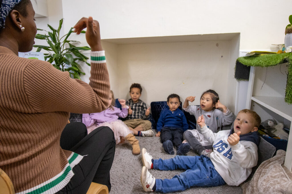 Group activities at LEYF Earl's Court