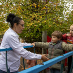 Playing on the bridge at LEYF Camberwell Grove