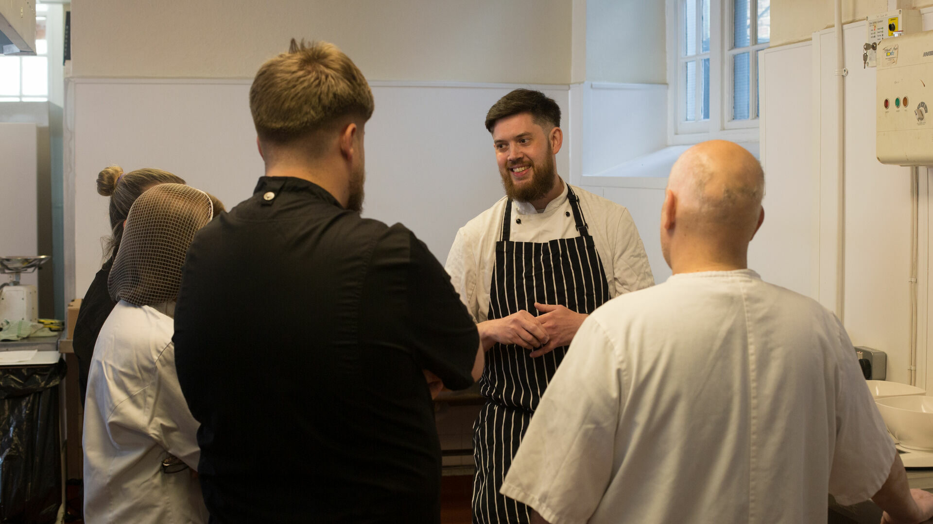 LEYF chefs talking together