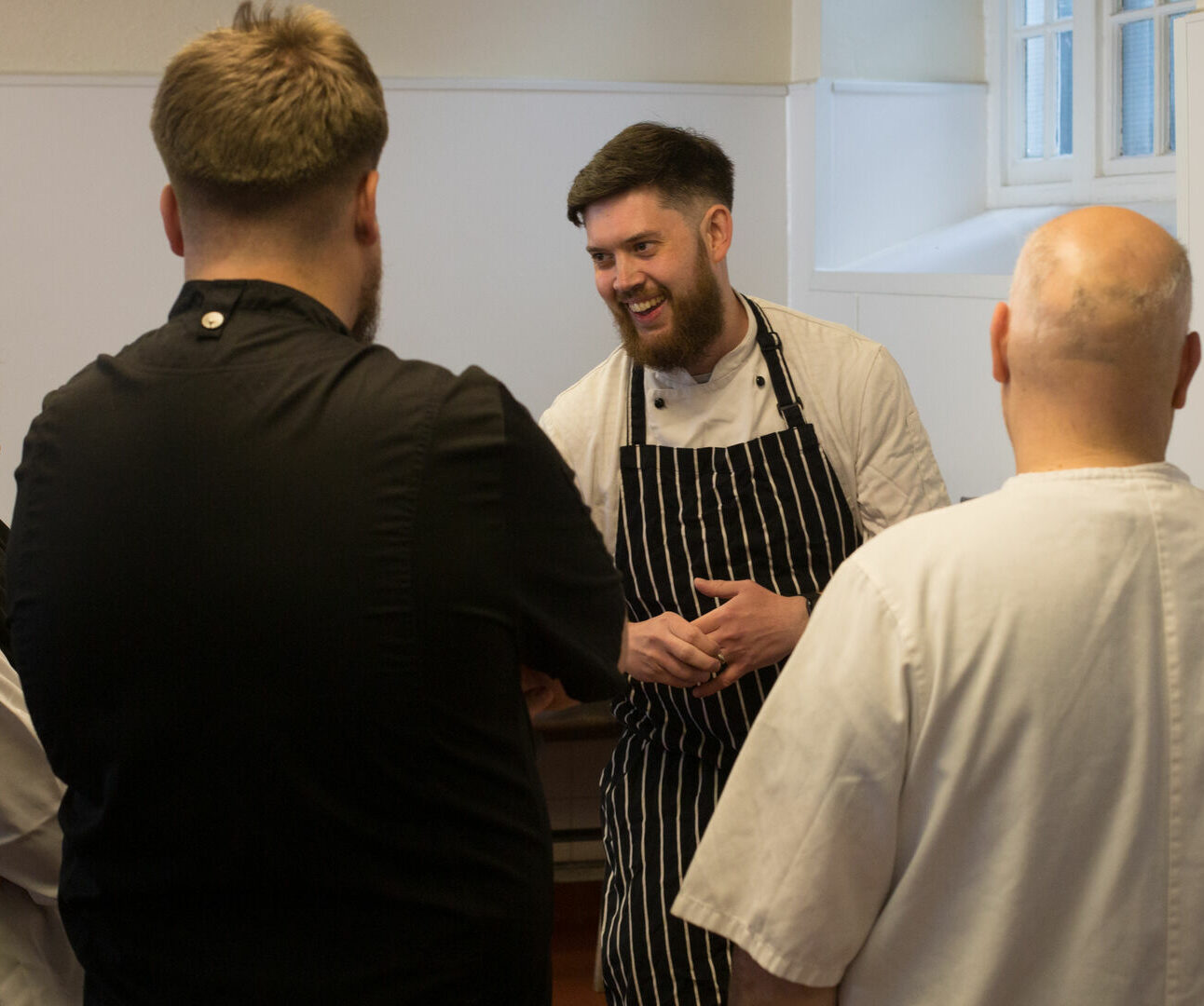 LEYF chefs talking together