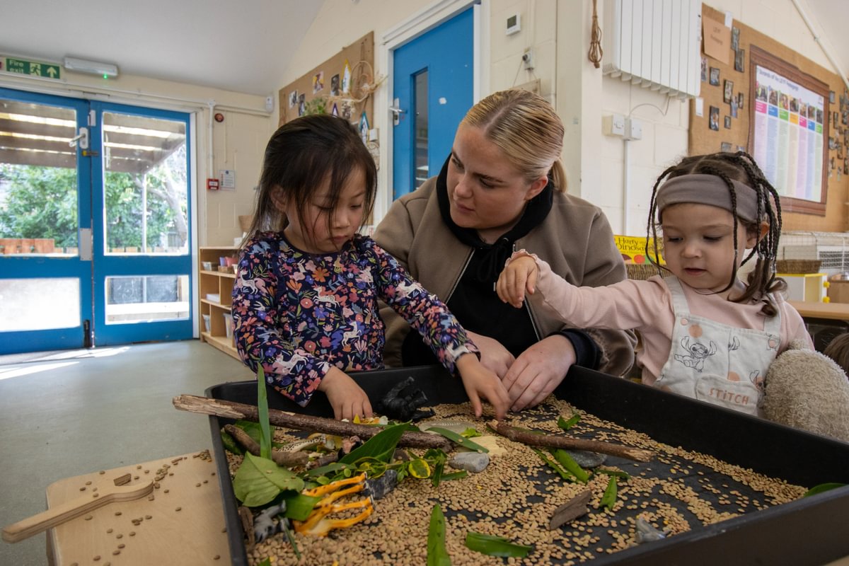 Children playing at nursery