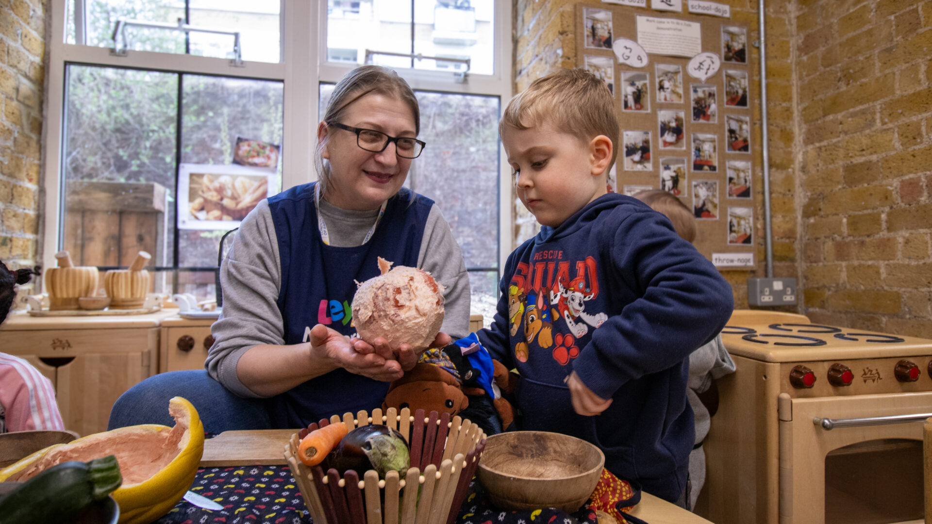 Fun with food at LEYF Angel Nursery