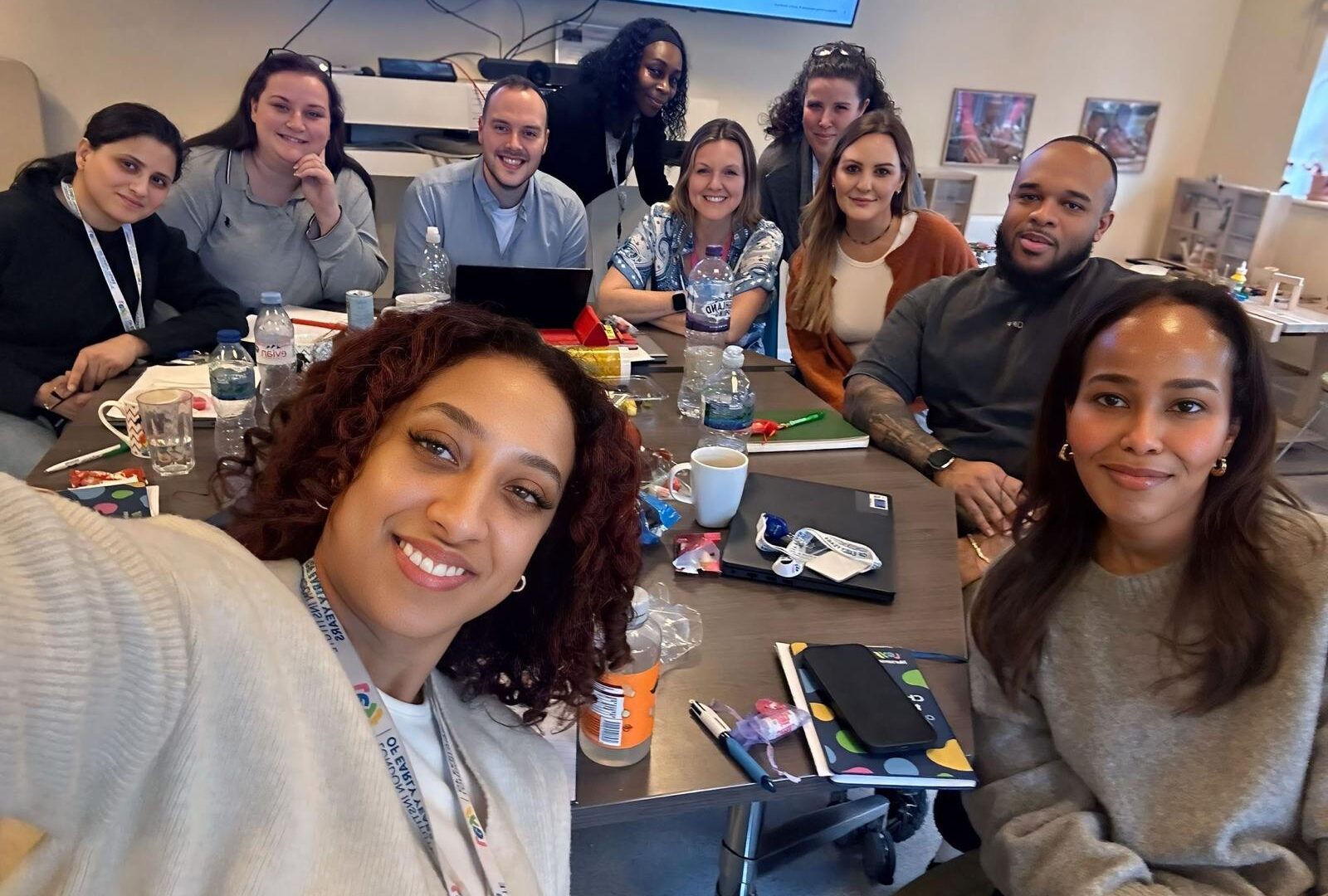 A selfie of the LEYF Recruitment Team